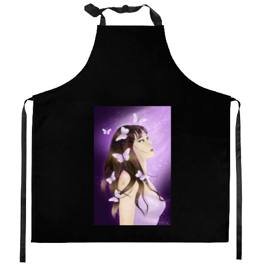 BTS Butterfly Fan Girl Kitchen Aprons