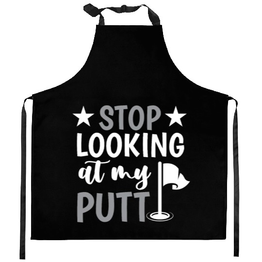 Funny Goofy Mini Golf Quotes Putt Putt Legend Kitchen Aprons