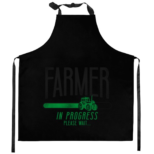 Farming Farmer Tractor Vintage Kitchen Aprons
