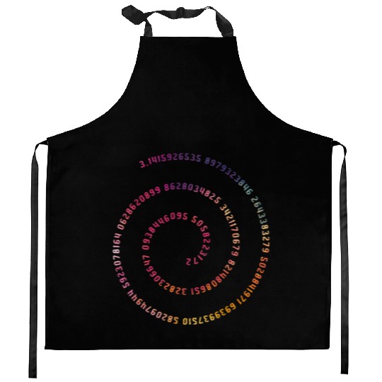 3.14 Pi Colorful Circle Math Kitchen Aprons