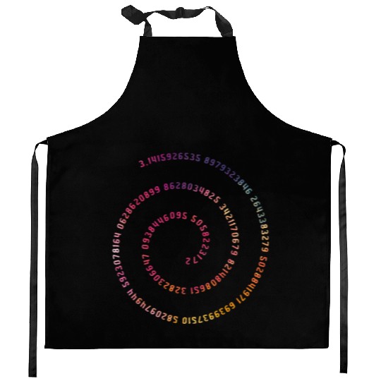 3.14 Pi Colorful Circle Math Kitchen Aprons
