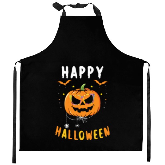 Trick Or Treat Happy Pumpkin Halloween 2022 Kitchen Aprons