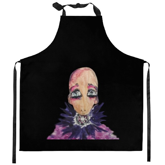 Glamorous baby in violet. Kitchen Aprons