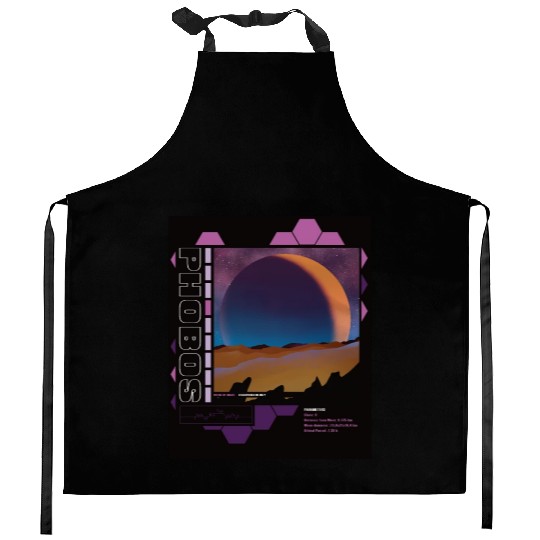 Space astronaut science planets astronomy design Kitchen Aprons