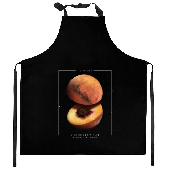 Space astronaut science planets astronomy design Kitchen Aprons