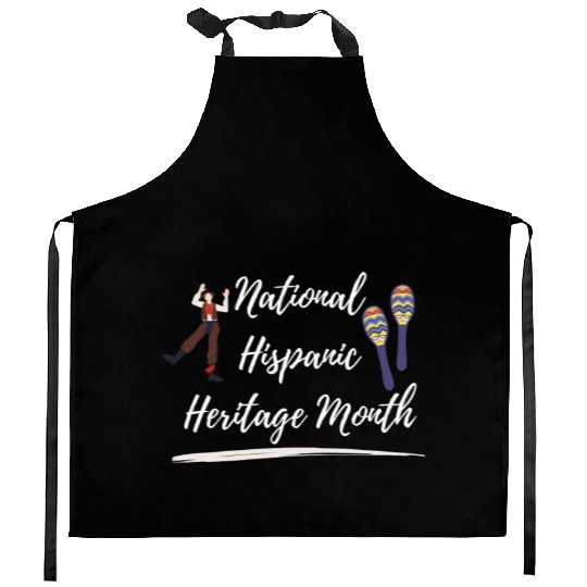 national Hispanic heritage month Kitchen Aprons
