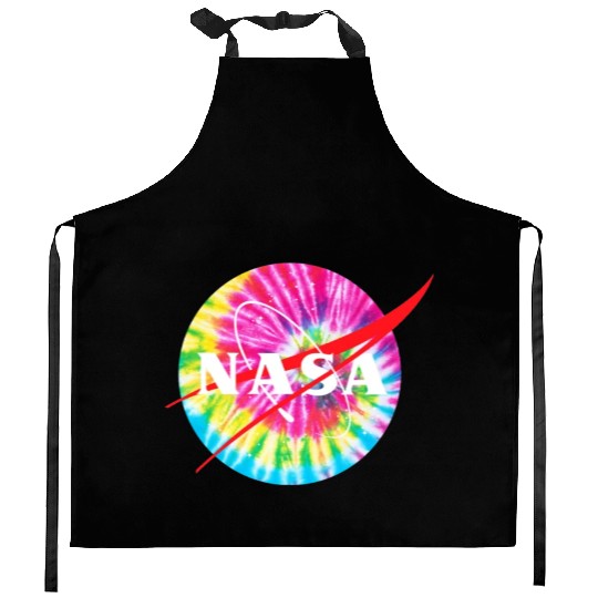 NASA Tie Dye Kitchen Aprons
