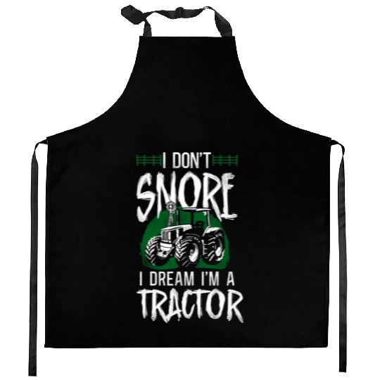 Farming Farmer Tractor Vintage I Kitchen Aprons