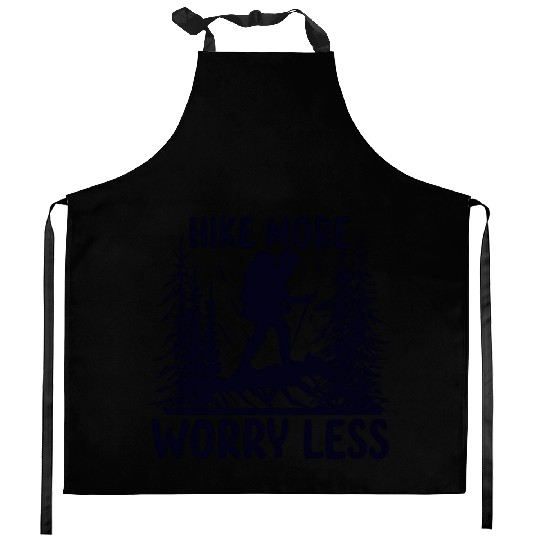 Hiking Go Mountaineering Hiking Tour Cool Saying Kitchen Aprons