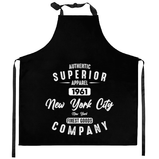 New York City Born In 1961 Vintage Birthday Kitchen Aprons