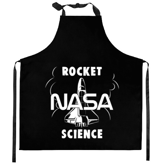 NASA Rocket Science RocketShip Kitchen Aprons