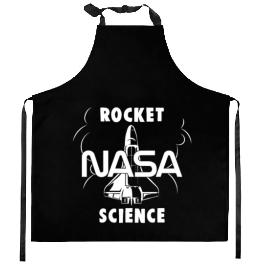 NASA Rocket Science RocketShip Kitchen Aprons