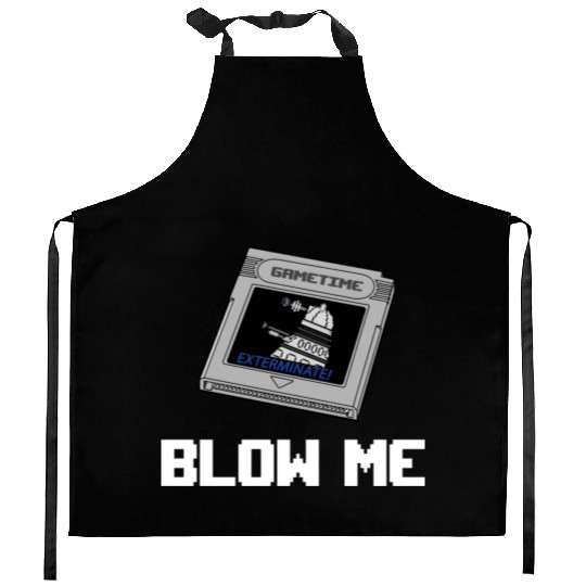 BLOW ME Kitchen Aprons