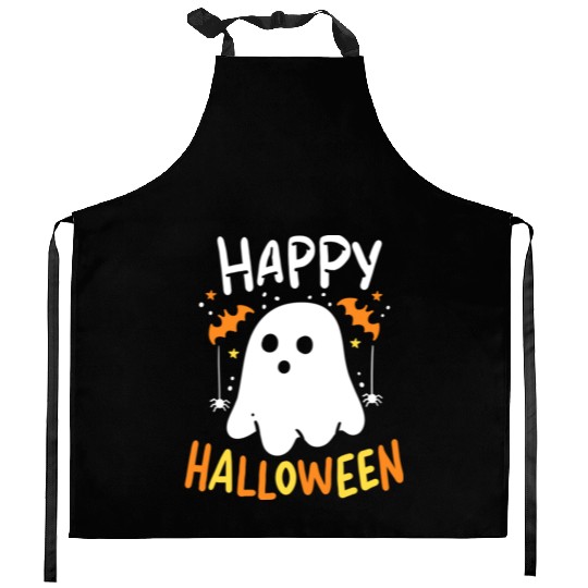 Trick Or Treat Halloween Ghost Kitchen Aprons
