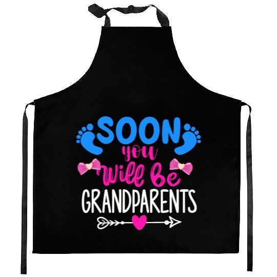 We Will Become Grandparents, Be Grandparents Kitchen Aprons