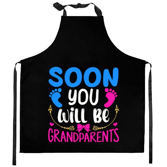 We Will Become Grandparents, Be Grandparents Kitchen Aprons