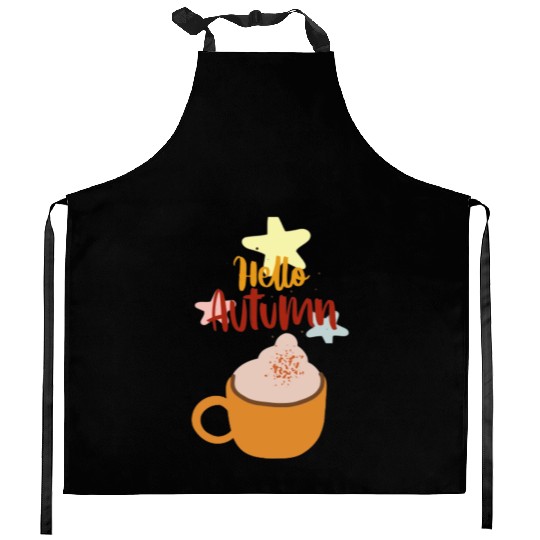 Hello autumn Kitchen Aprons