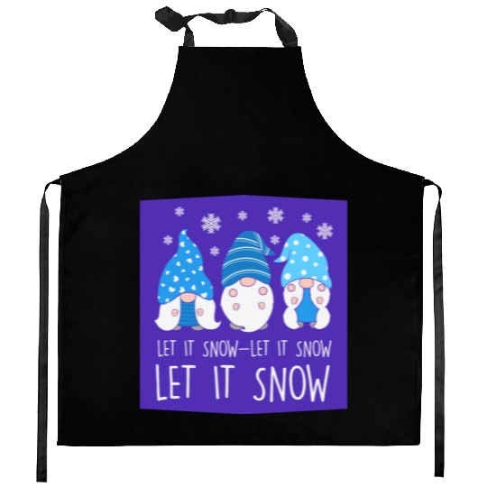 Let It Snow Kitchen Aprons
