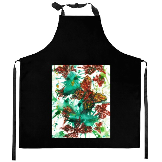 Butterfly abstract - Kitchen Aprons