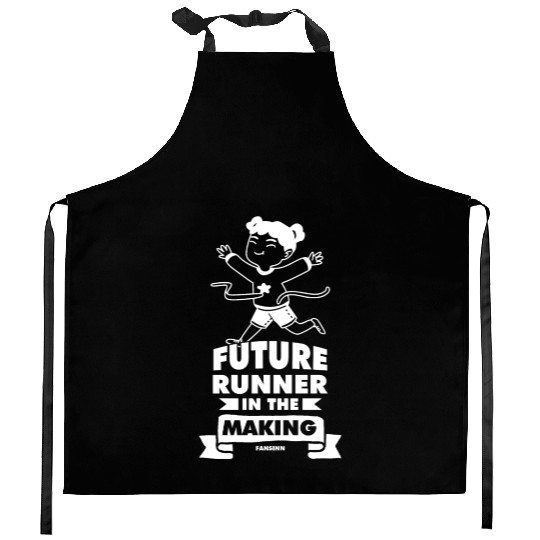 Run jogging sport race training gift Kitchen Aprons