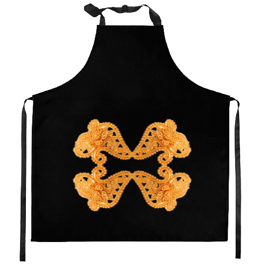 Gold Engagement Jewelry Kitchen Aprons
