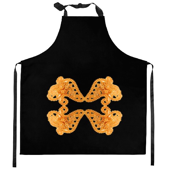 Gold Engagement Jewelry Kitchen Aprons