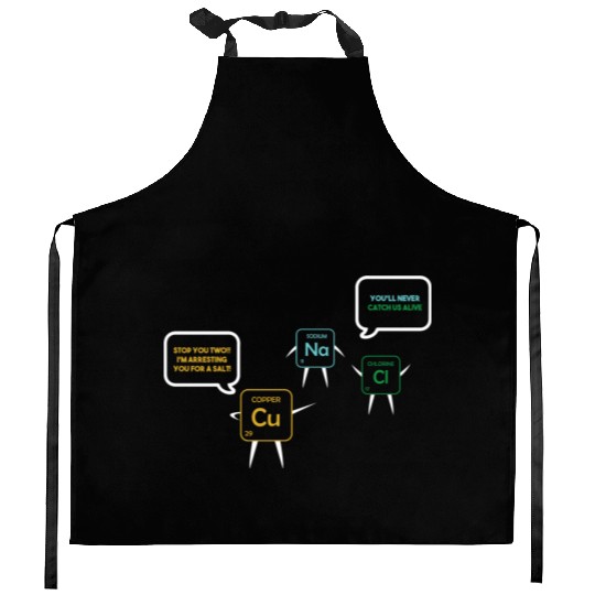 Chemistry Teacher Student Periodic Table Pun Kitchen Aprons