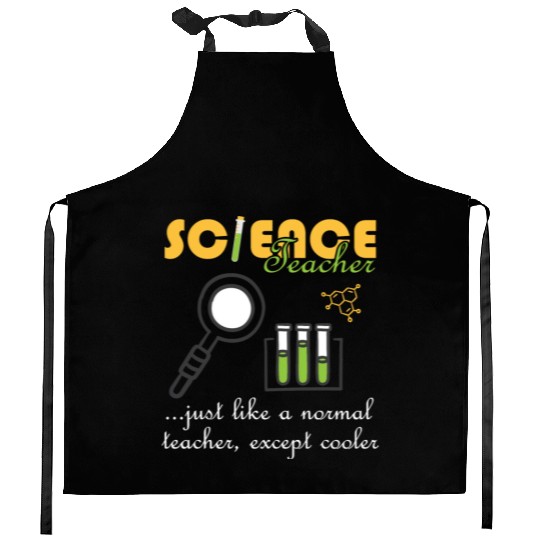 Chemistry Physics Biology Funny Science Teacher Kitchen Aprons