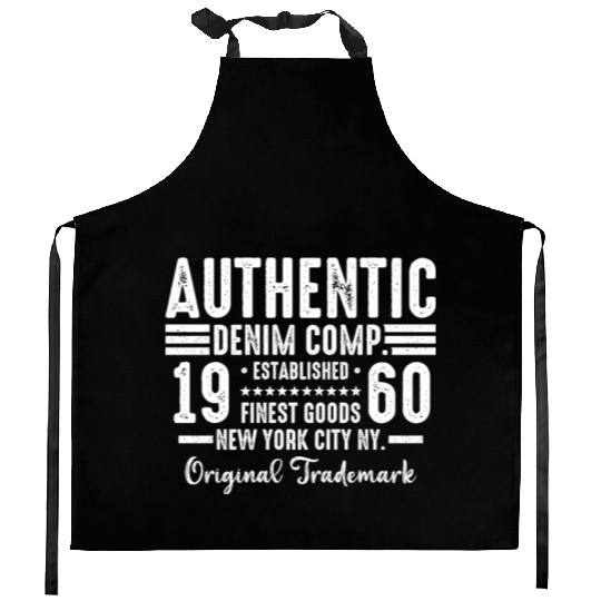 New York City Born In 1960 Vintage Birthday Kitchen Aprons