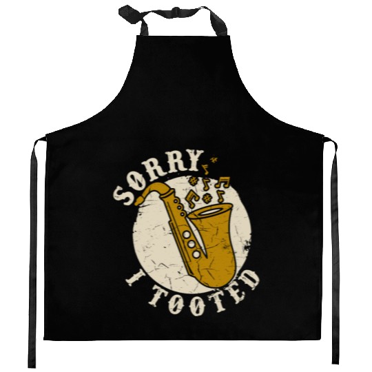 Hilarious Trumpet Player Jazz Music Lover Kitchen Aprons