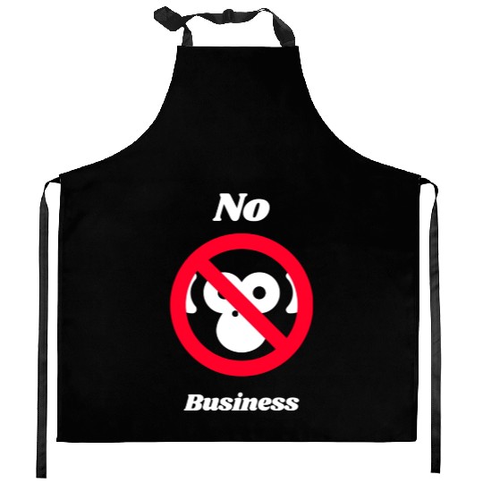 No Monkey Business Kitchen Aprons