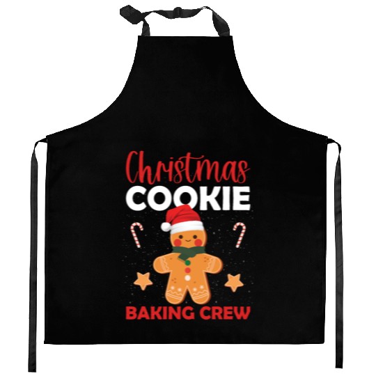 Christmas Cookie Baking Crew Kitchen Aprons