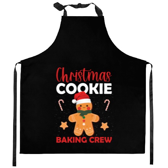 Christmas Cookie Baking Crew Kitchen Aprons
