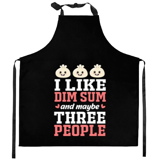 Funny Dim Sum Lover Dumpling Chinese Food Kitchen Aprons