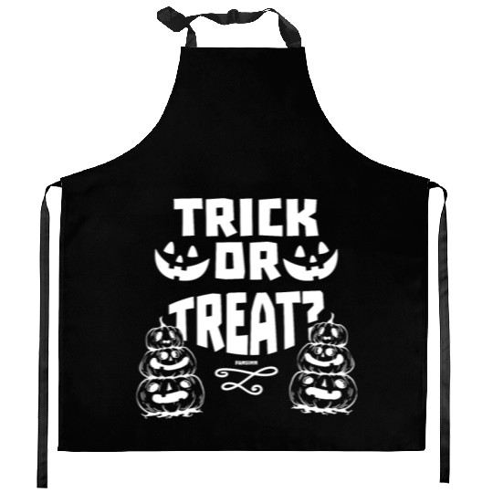 Halloween Party Trick Or Treat Jack O Lantern Kitchen Aprons