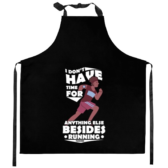 Run jogging sport race training gift Kitchen Aprons