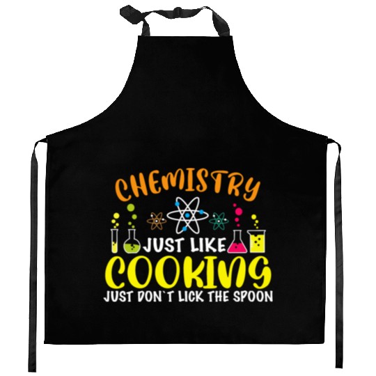 Chemistry Cooking Kitchen Aprons
