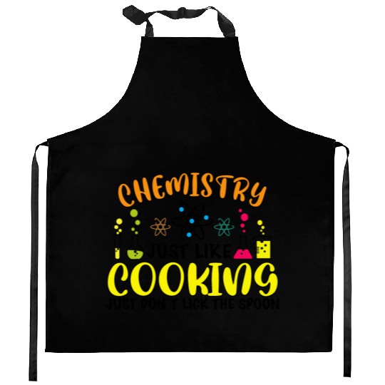 Chemistry Cooking Kitchen Aprons