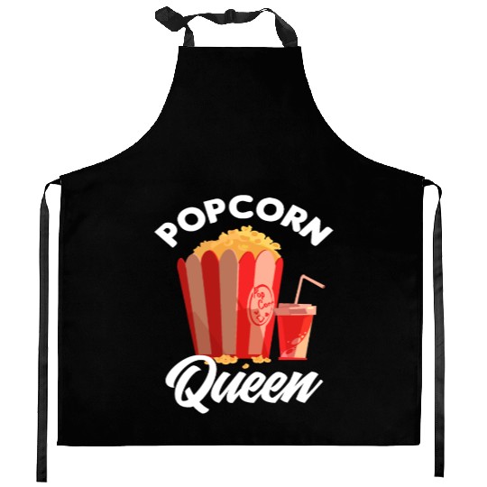 Film Popcorn Lover Kitchen Aprons