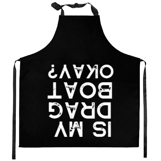 Drag Boat Racing And Speedboat Racing Kitchen Aprons