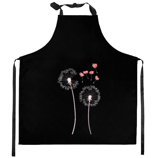 Piglet Farmer Farm Animal Dandelion Funny Pig Kitchen Aprons