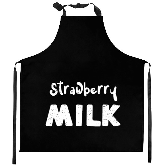 Strawberry Milk - Cow Kitchen Aprons