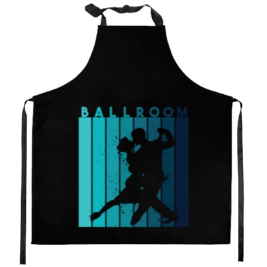 Retro Dance Teacher Dancer Ballroom Kitchen Aprons