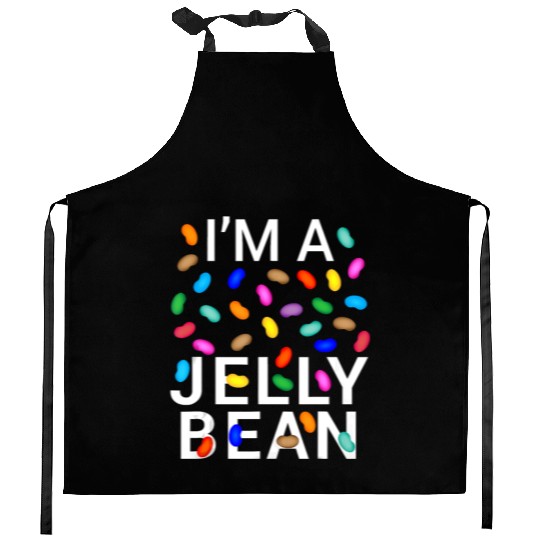 pretend im jelly bean halloween candy costume Kitchen Aprons