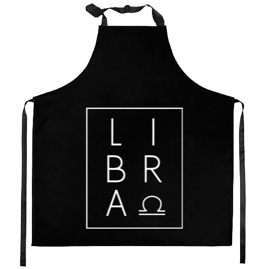 Libra Zodiac Sign Astrology Birthday Kitchen Aprons