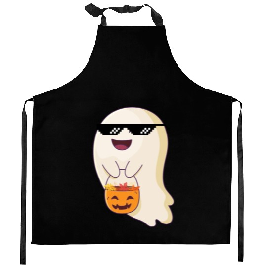 trick or treat thug life Kitchen Aprons