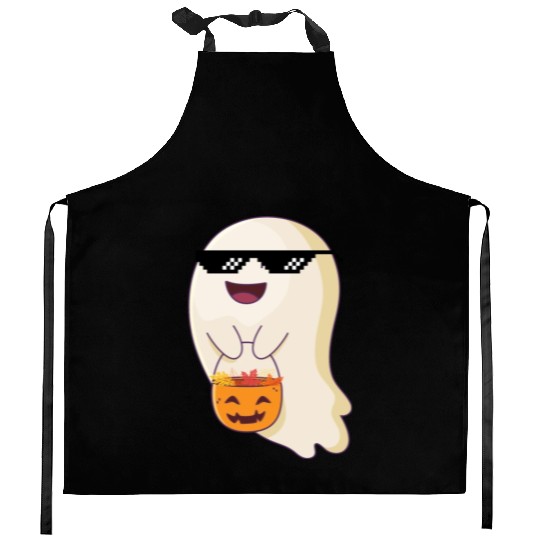 trick or treat thug life Kitchen Aprons