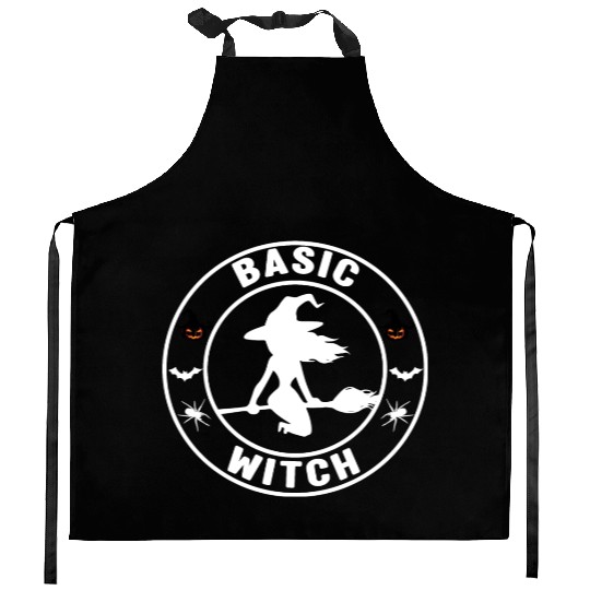 Basic Witch for Halloween 2022 Design at the Top Kitchen Aprons