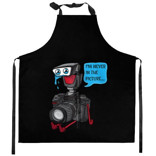 Sad Photo Camera Crying Photographer Joke Gift Pho Kitchen Aprons