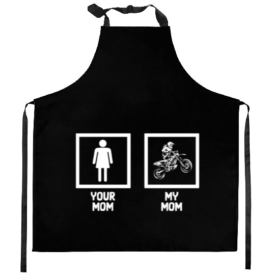 Dirt Bike Mom Biker Motorcycle Motocross Mom Kitchen Aprons